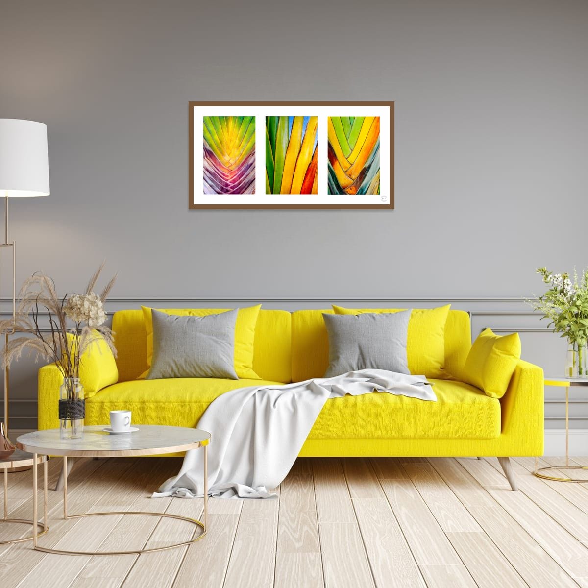 Chromatic Cactus Triptych